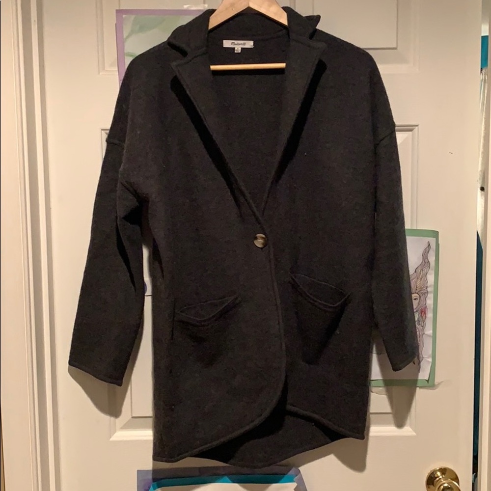 Madewell Wool Sweater Blazer